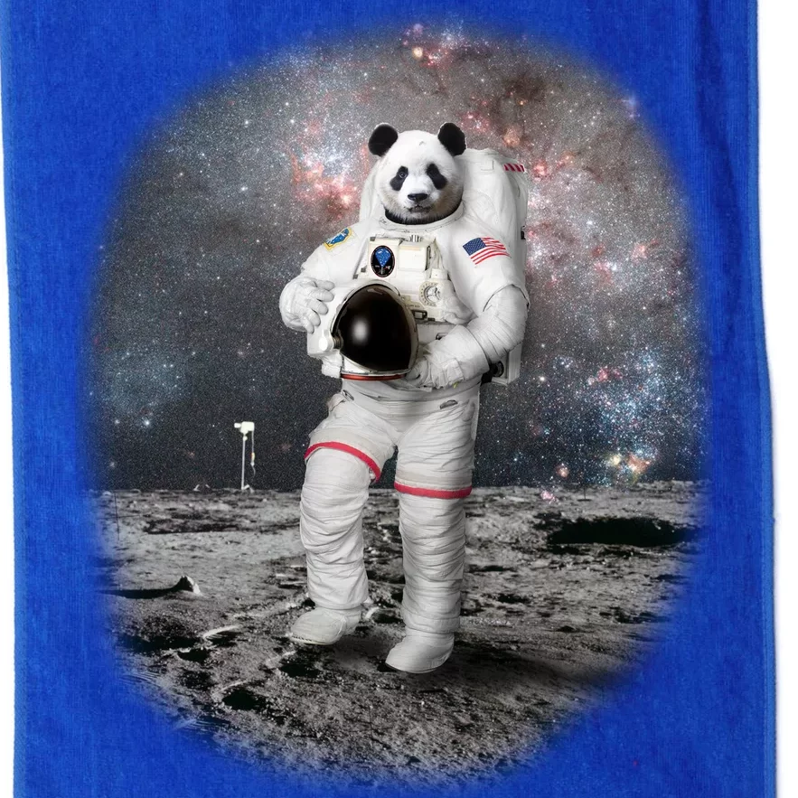 Panda In Space Astronaut Platinum Collection Golf Towel