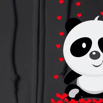 Panda Love Full Zip Hoodie