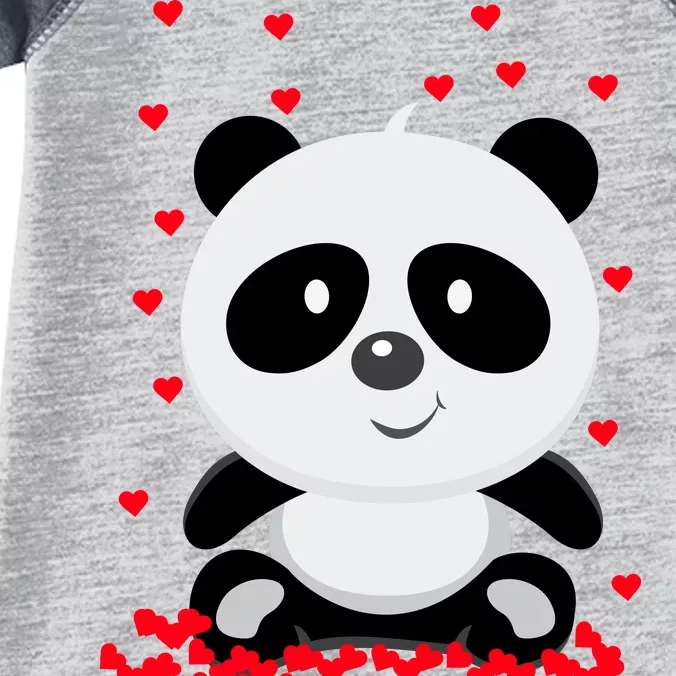 Panda Love Infant Baby Jersey Bodysuit