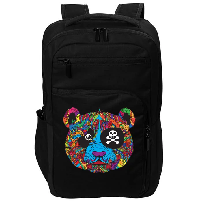 Panda Pirate Abstract Impact Tech Backpack