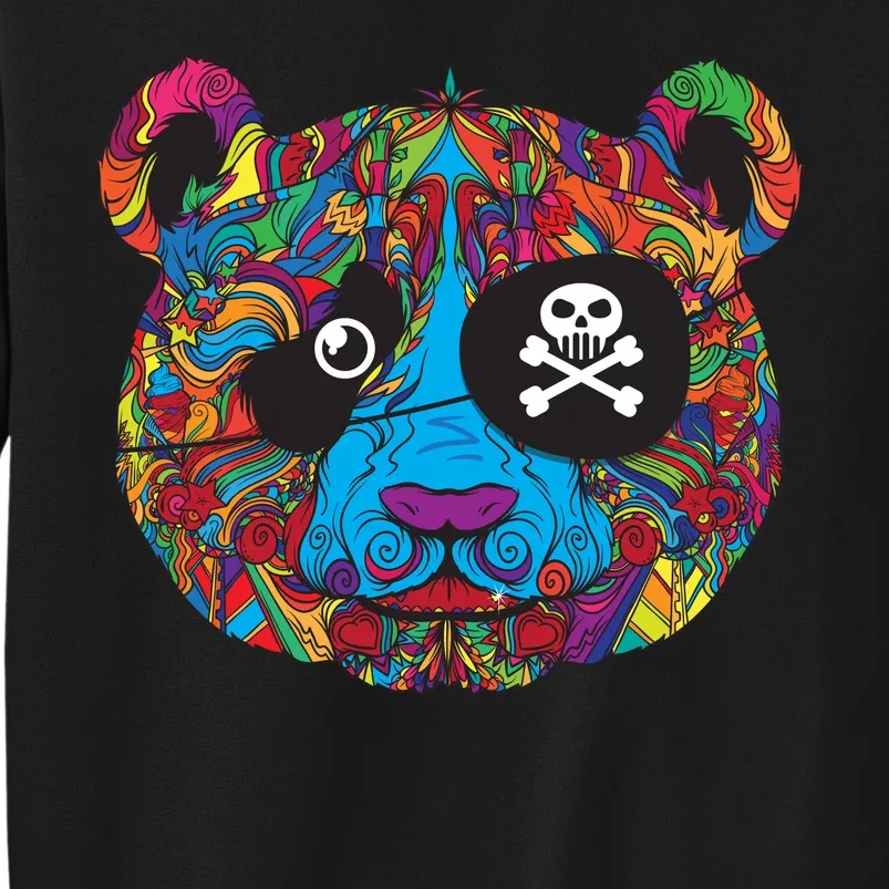 Panda Pirate Abstract Tall Sweatshirt