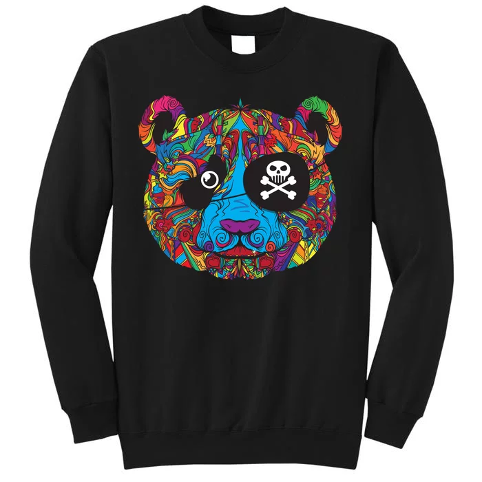 Panda Pirate Abstract Tall Sweatshirt