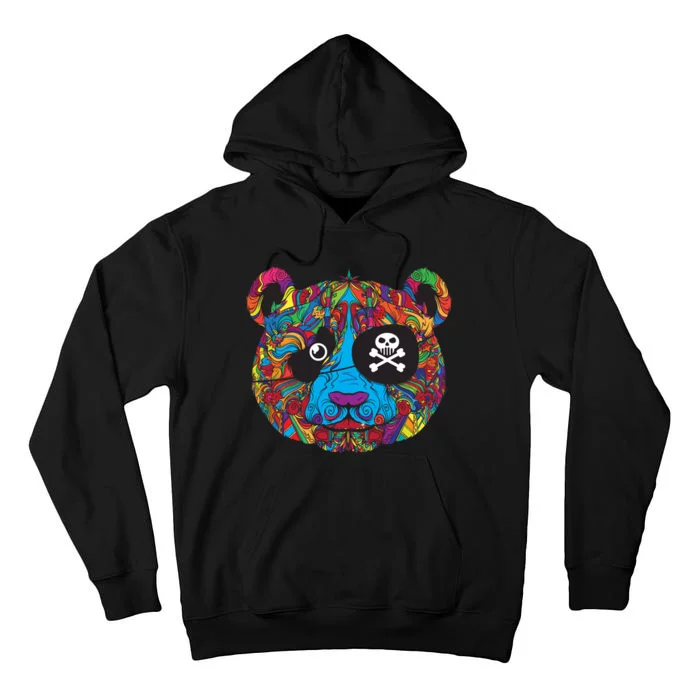 Panda Pirate Abstract Tall Hoodie