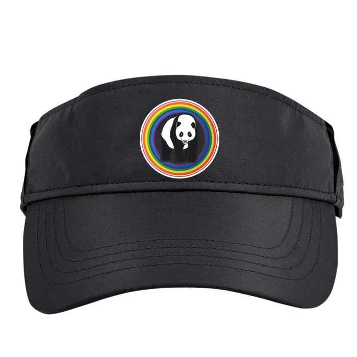 Panda Rainbow Adult Drive Performance Visor