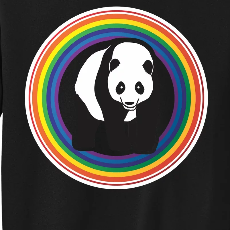 Panda Rainbow Tall Sweatshirt