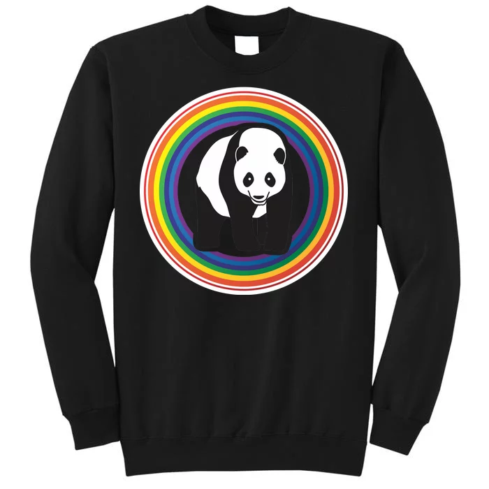 Panda Rainbow Tall Sweatshirt