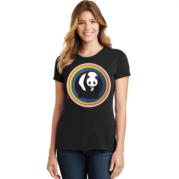 Panda Rainbow Women's T-Shirt