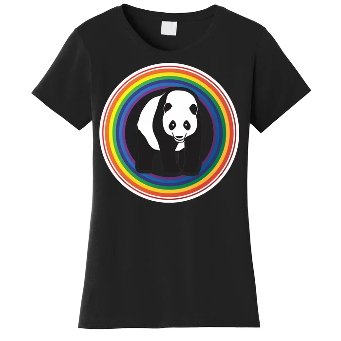 Panda Rainbow Women's T-Shirt