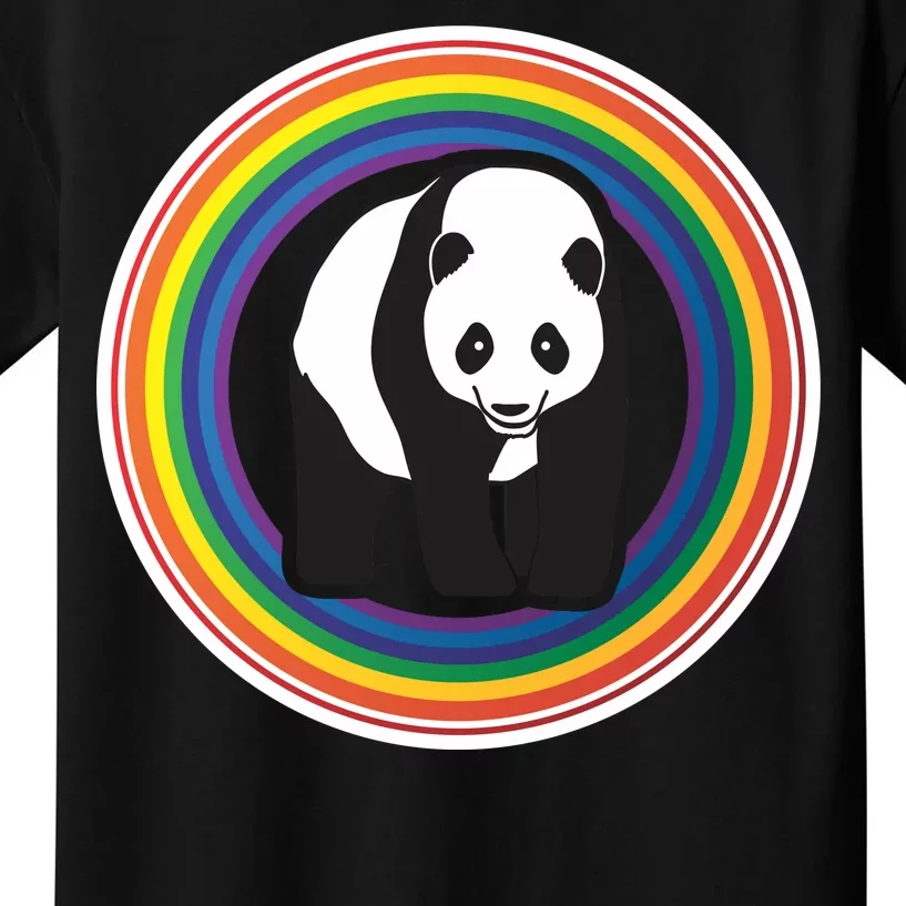 Panda Rainbow Kids T-Shirt