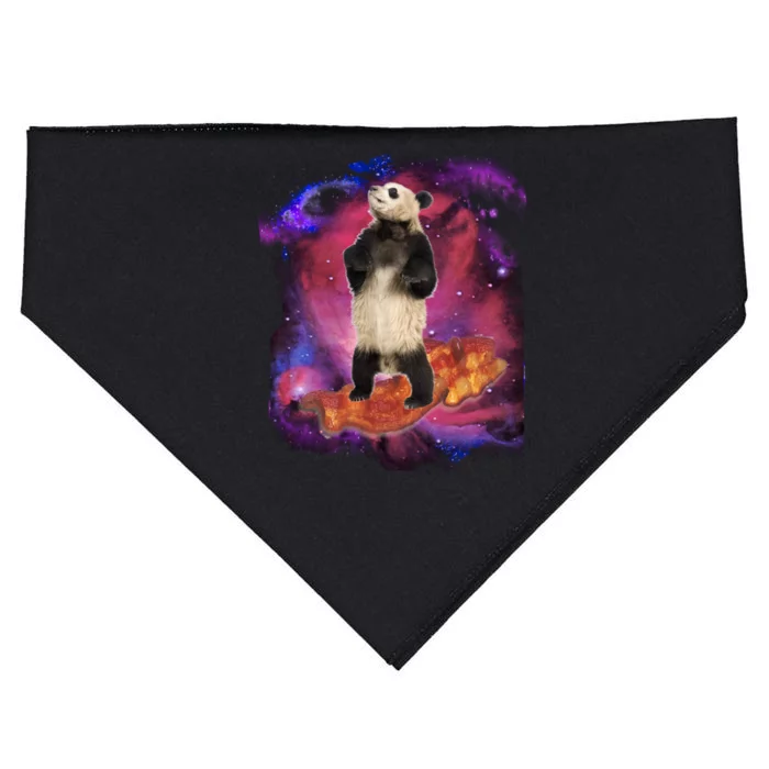 Panda Surfing Bacon In Space USA-Made Doggie Bandana