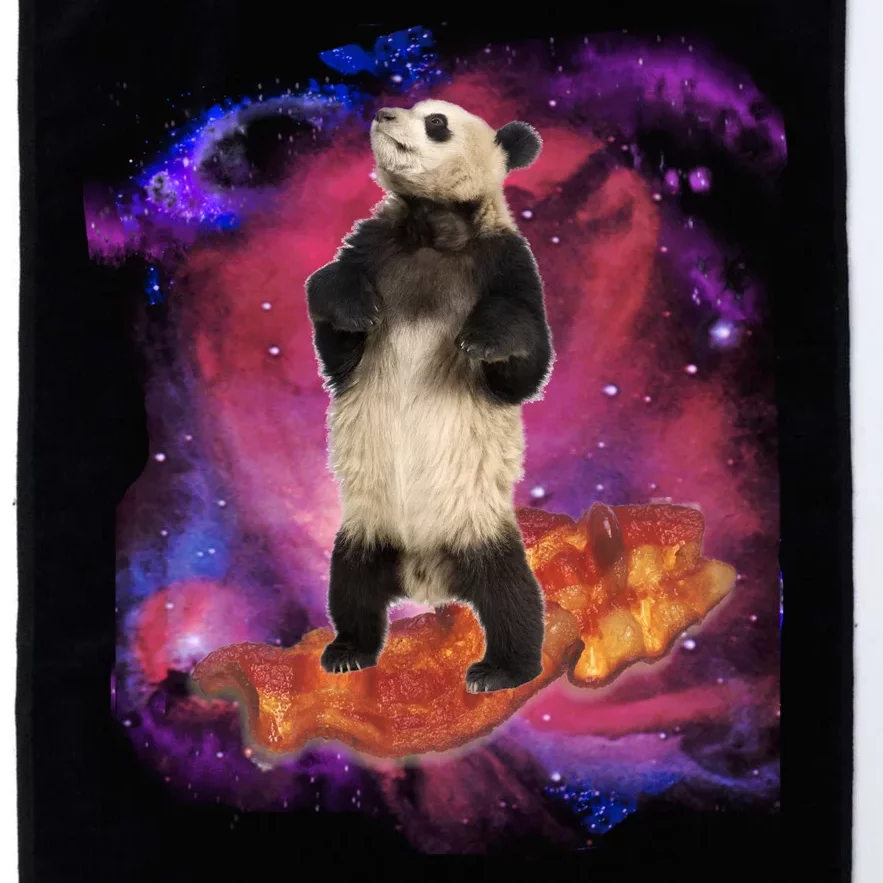 Panda Surfing Bacon In Space Platinum Collection Golf Towel