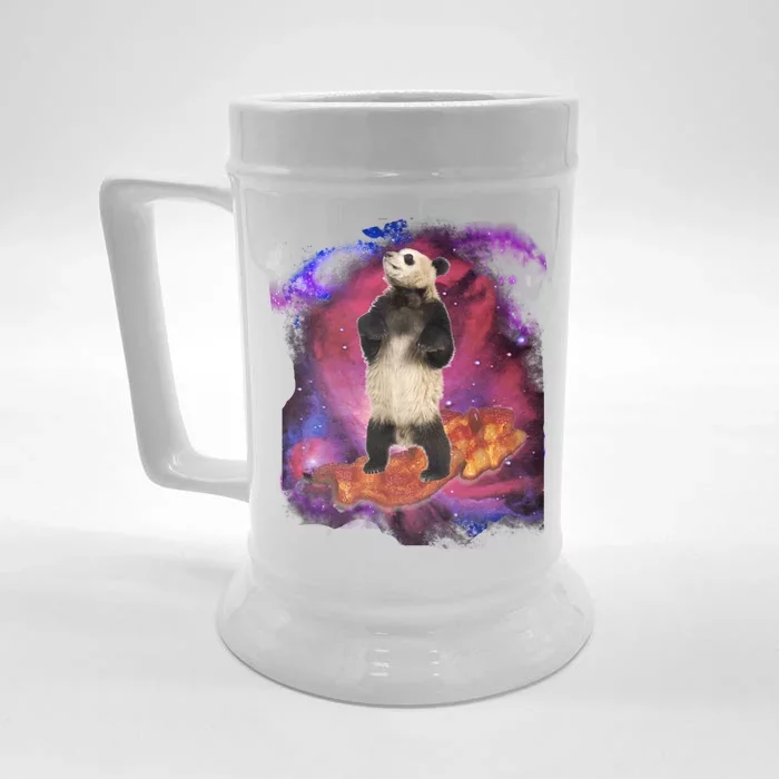 Panda Surfing Bacon In Space Front & Back Beer Stein