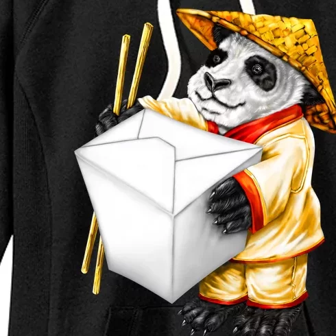 Panda Takeout Women's Fleece Hoodie