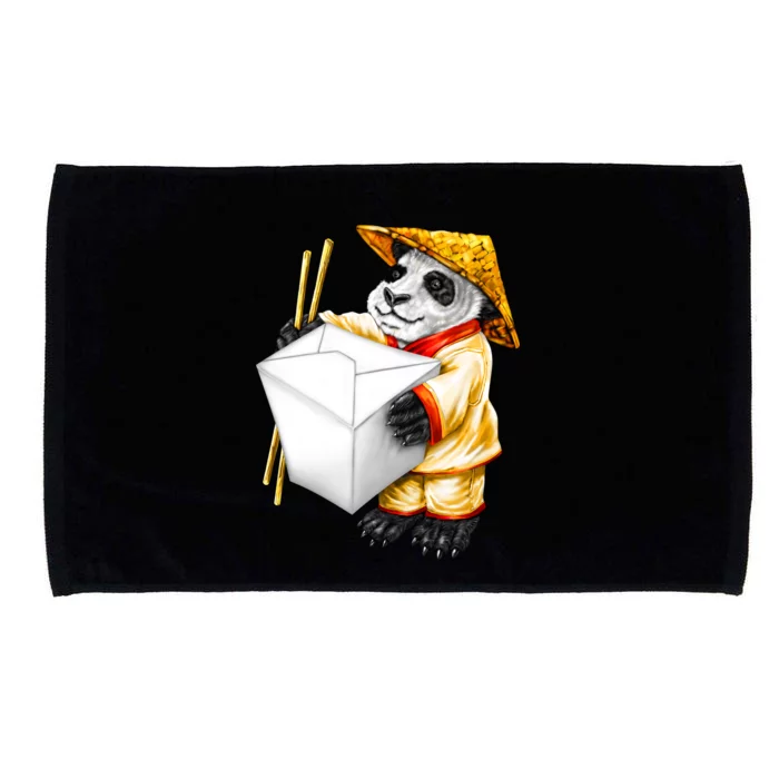 Panda Takeout Microfiber Hand Towel