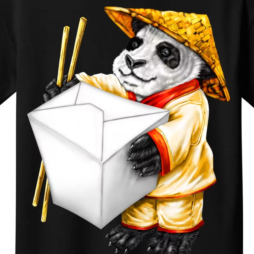 Panda Takeout Kids T-Shirt