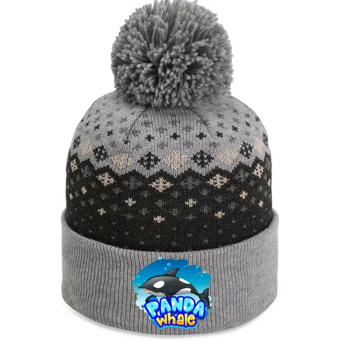 Panda Whale The Baniff Cuffed Pom Beanie