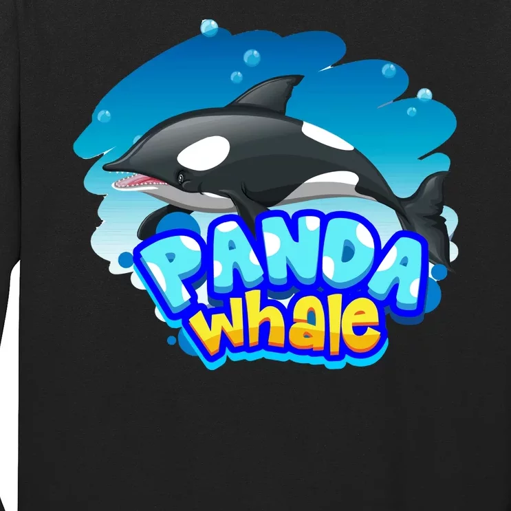 Panda Whale Long Sleeve Shirt