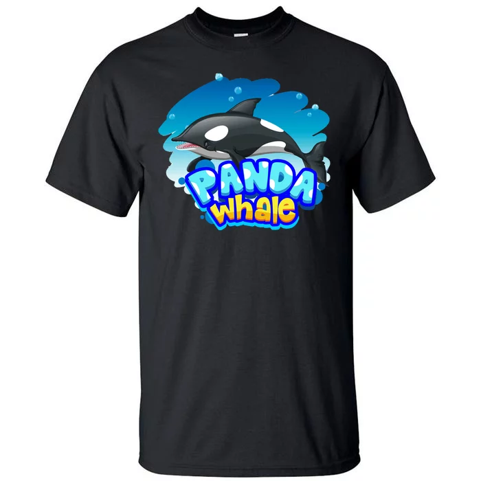 Panda Whale Tall T-Shirt