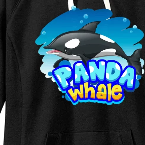 Panda Whale Women's Fleece Hoodie