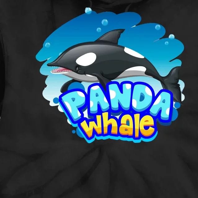 Panda Whale Tie Dye Hoodie