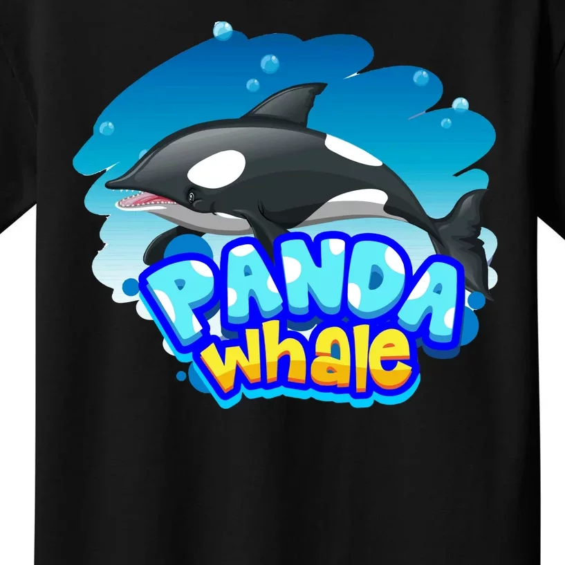 Panda Whale Kids T-Shirt