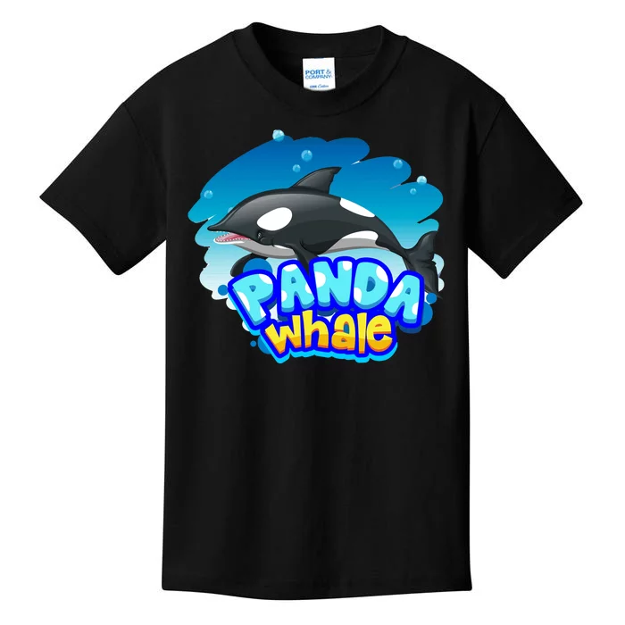 Panda Whale Kids T-Shirt