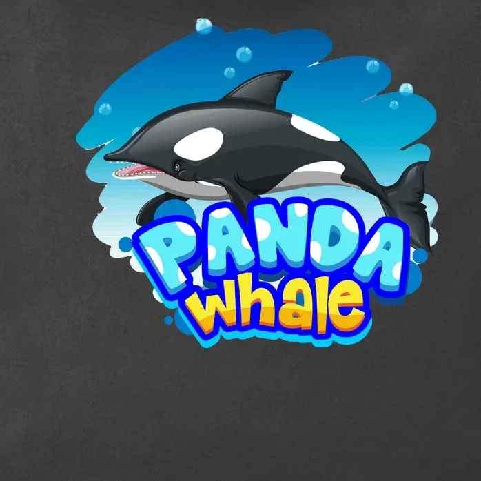 Panda Whale Zip Tote Bag