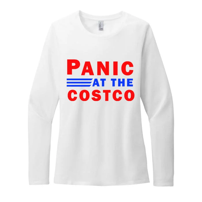 Panic At The Costco Womens CVC Long Sleeve Shirt