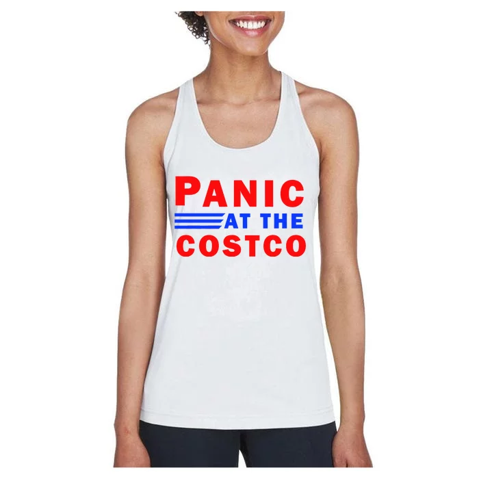 Panic At The Costco Women's Racerback Tank