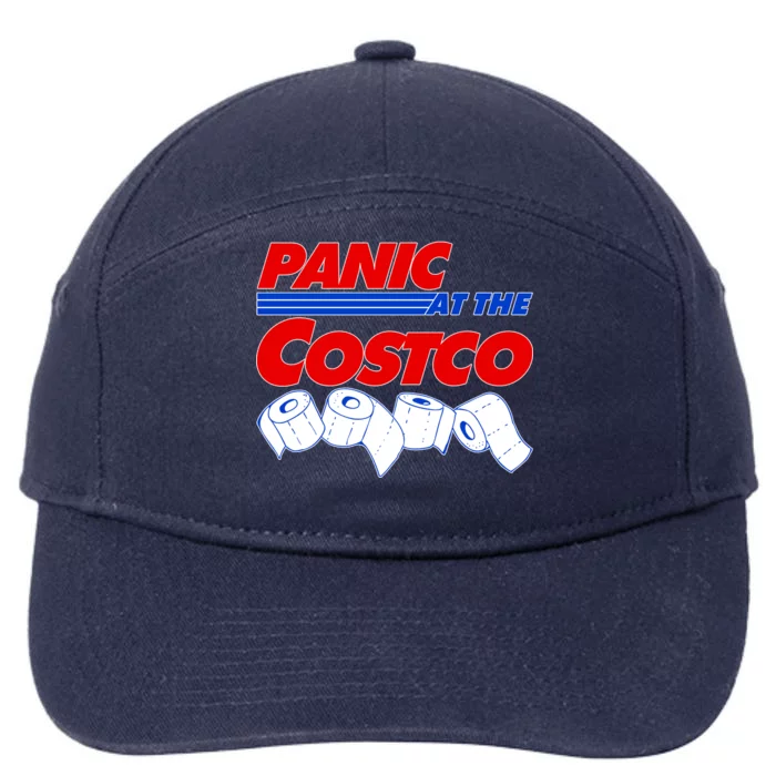 Panic At The Costco Toilet Paper Virus Pandemic 7-Panel Snapback Hat