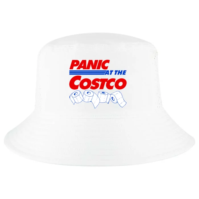 Panic At The Costco Toilet Paper Virus Pandemic Cool Comfort Performance Bucket Hat