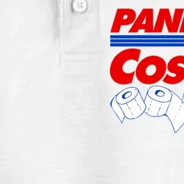 Panic At The Costco Toilet Paper Virus Pandemic Dry Zone Grid Performance Polo