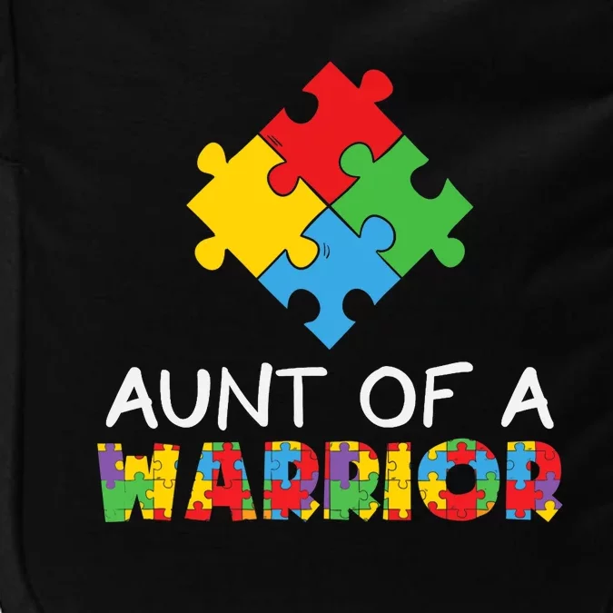 Proud Aunt Of A Warrior Autism Awareness, Wo Auntie Gift Impact Tech Backpack