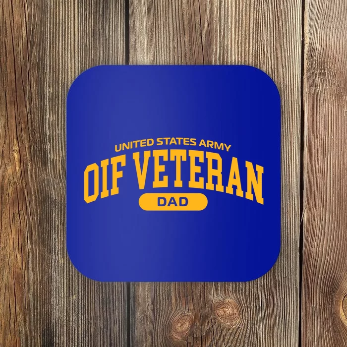 Proud Army Oif Veteran Dad Gift Coaster