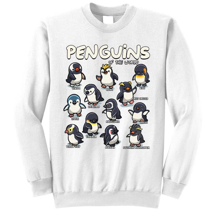 Penguins Animals Of The World Penguin Lovers Sweatshirt