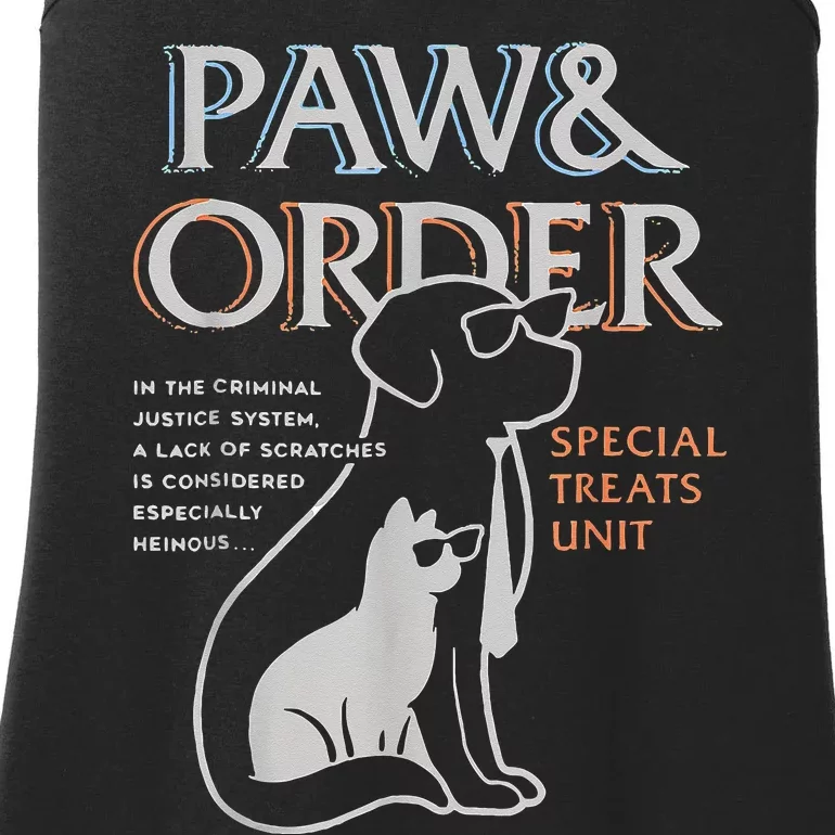 Paw And Order Special Training Dog And Cat Feline Unit Pets Ladies Essential Tank