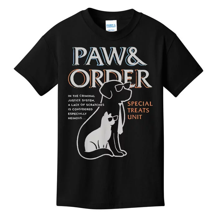 Paw And Order Special Training Dog And Cat Feline Unit Pets Kids T-Shirt