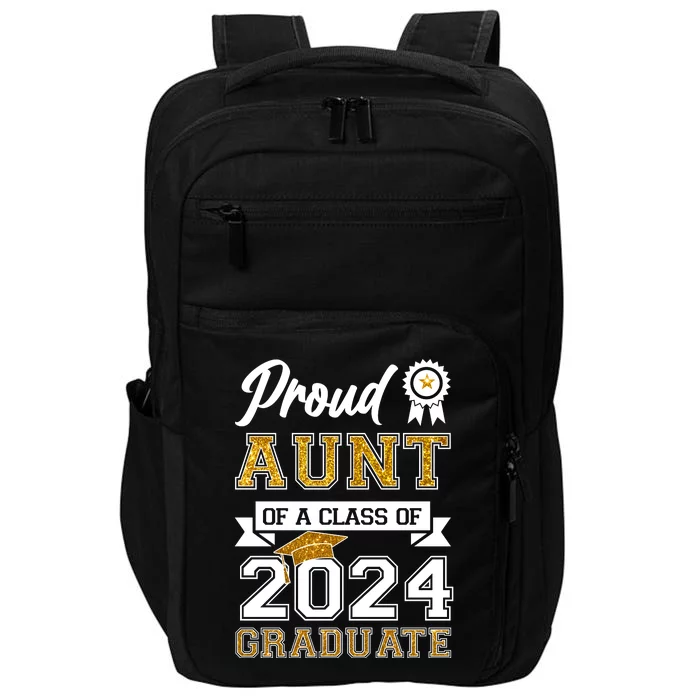 Proud Aunt Of The Class Of 2024 Graduate Impact Tech Backpack