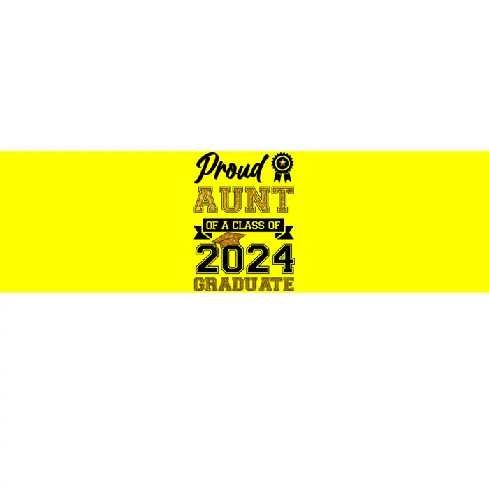 Proud Aunt Of The Class Of 2024 Graduate Bumper Sticker