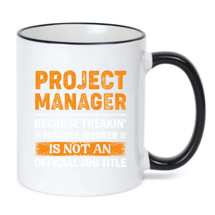 Project Ager Office Worker Project Leader Cool Gift Black Color Changing Mug