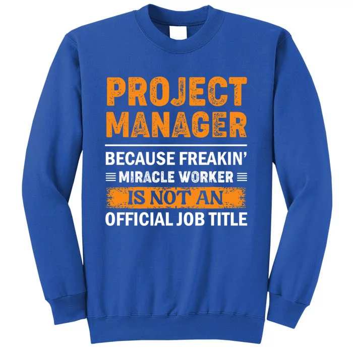 Project Ager Office Worker Project Leader Cool Gift Sweatshirt