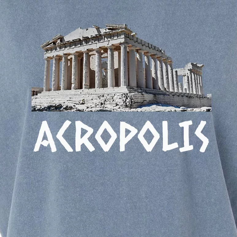 Parthenon Acropolis Of Athens Greece Hellas Souvenir Greek Garment-Dyed Women's Muscle Tee