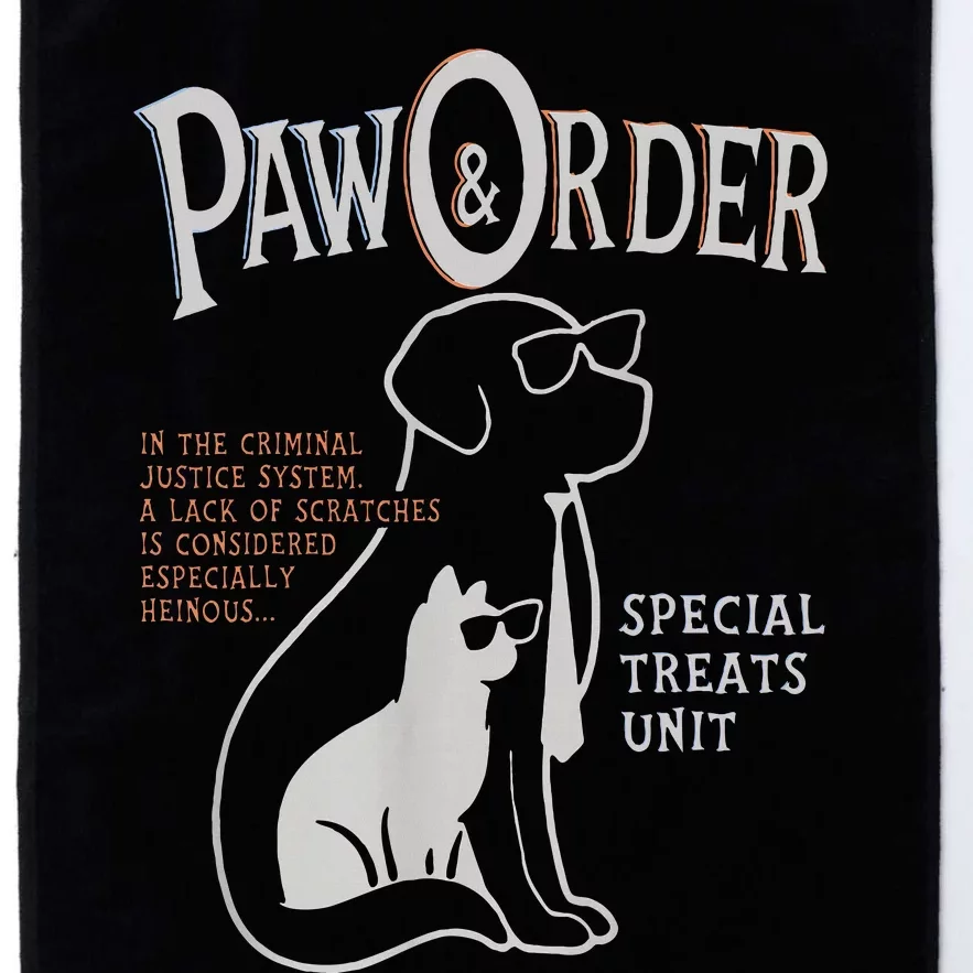 Paw And Order Special Feline Unit Pets Training Dog Cat Platinum Collection Golf Towel