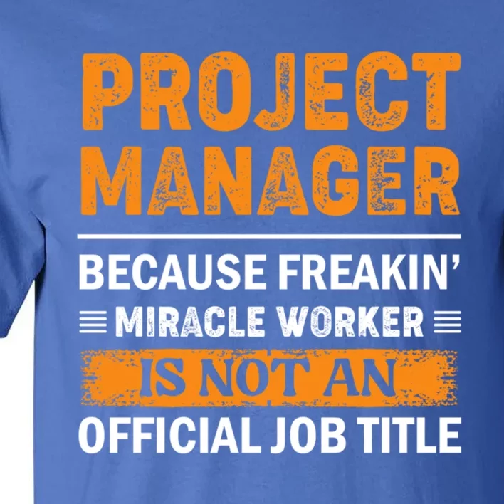 Project Ager Office Worker Project Leader Meaningful Gift Tall T-Shirt