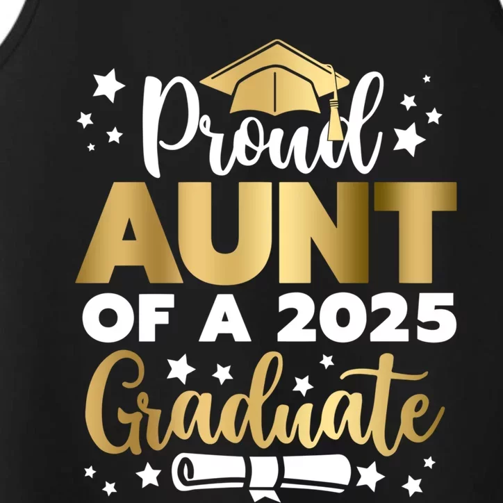 Proud Aunt Of A 2025 Graduate Auntie Senior 2025 Cute Gift Performance Tank