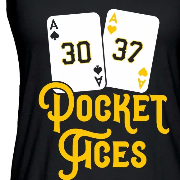 Pocket Aces Ladies Essential Flowy Tank