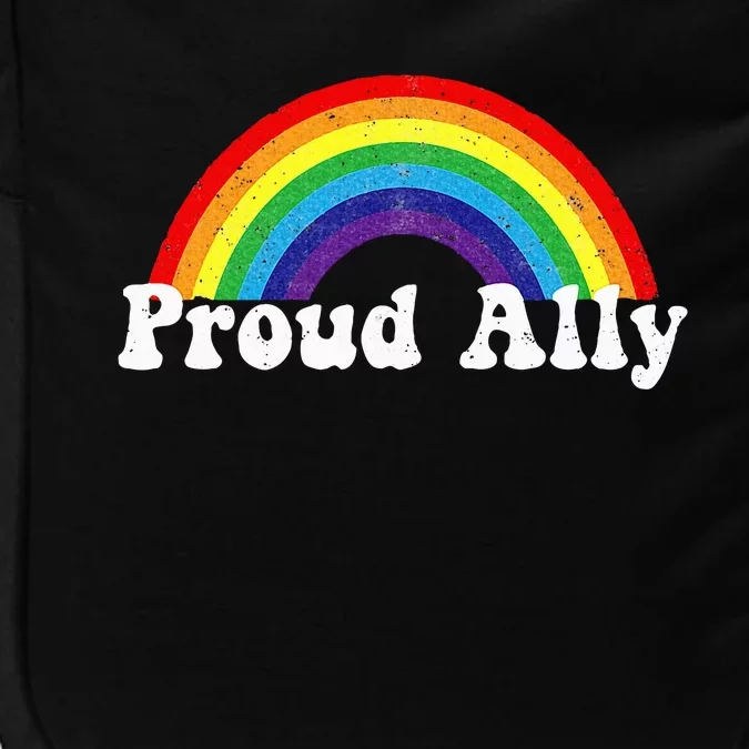 Proud Ally Pride G.A.Y Lgbt Day Month Parade Rainbow Impact Tech Backpack