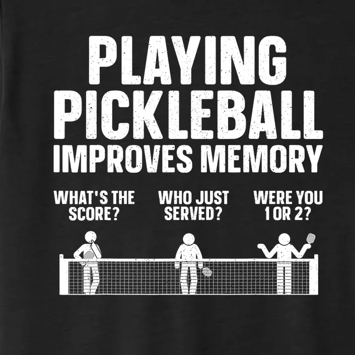 Pickleball Art Paddle Sport Pickleball Lover ChromaSoft Performance T-Shirt