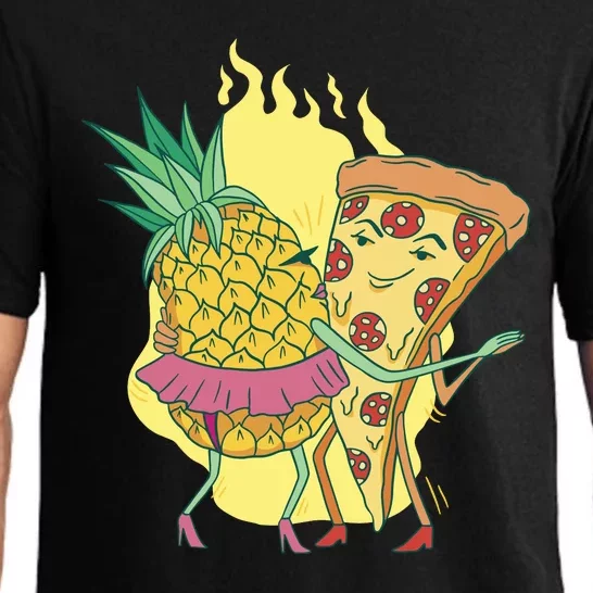 Pizza And Pineapple Dancing Pajama Set