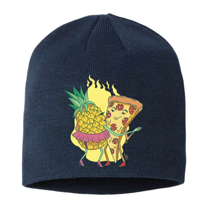 Pizza And Pineapple Dancing 8 1/2in Sustainable Knit Beanie